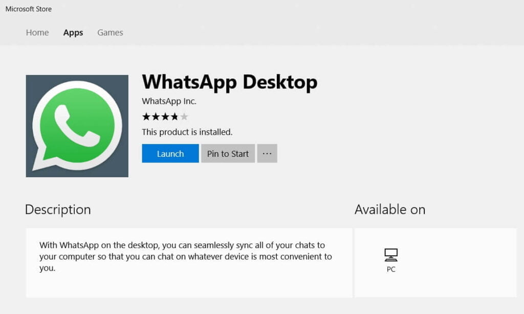 Windows Whatsapp