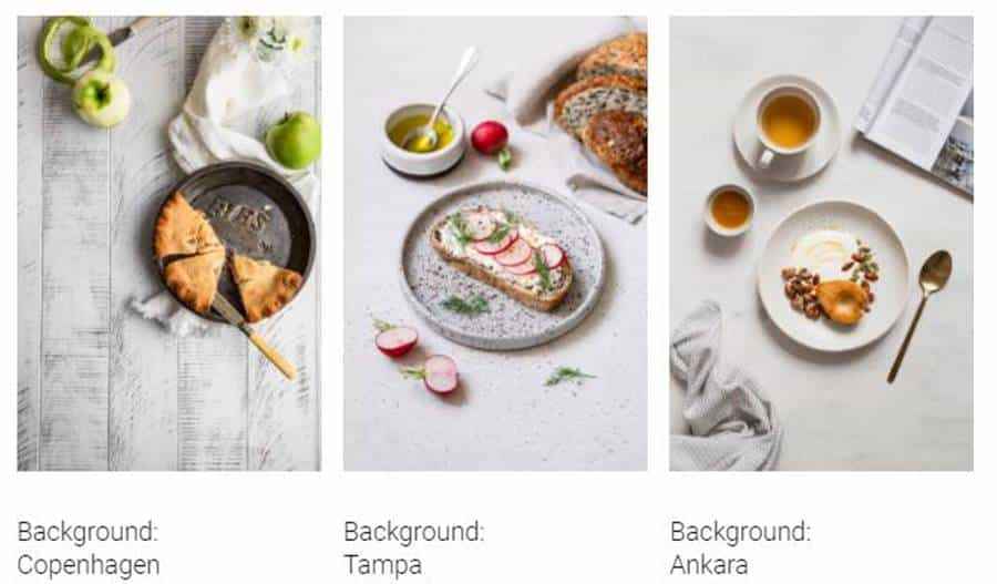 Backgrounds for Food Photography