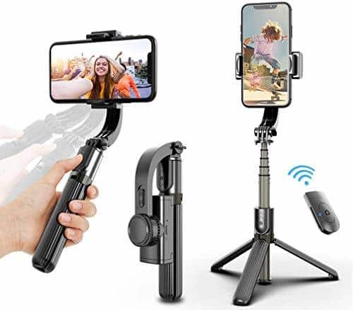 UPMOSTEK 3&1 Selfie Stick Tripod 360° Rotation Selfie Stick Stabilizer 