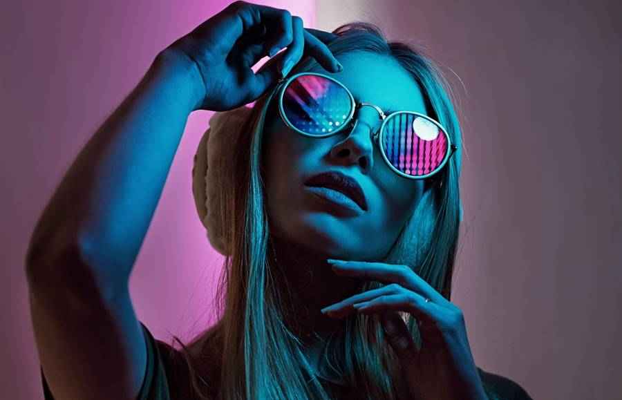 Stylistic Part of Photography Trends - Colored Light