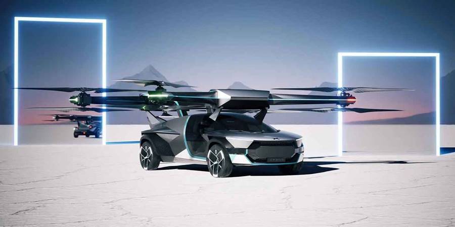 China Has Developed A Flying Car with Giant Propellers